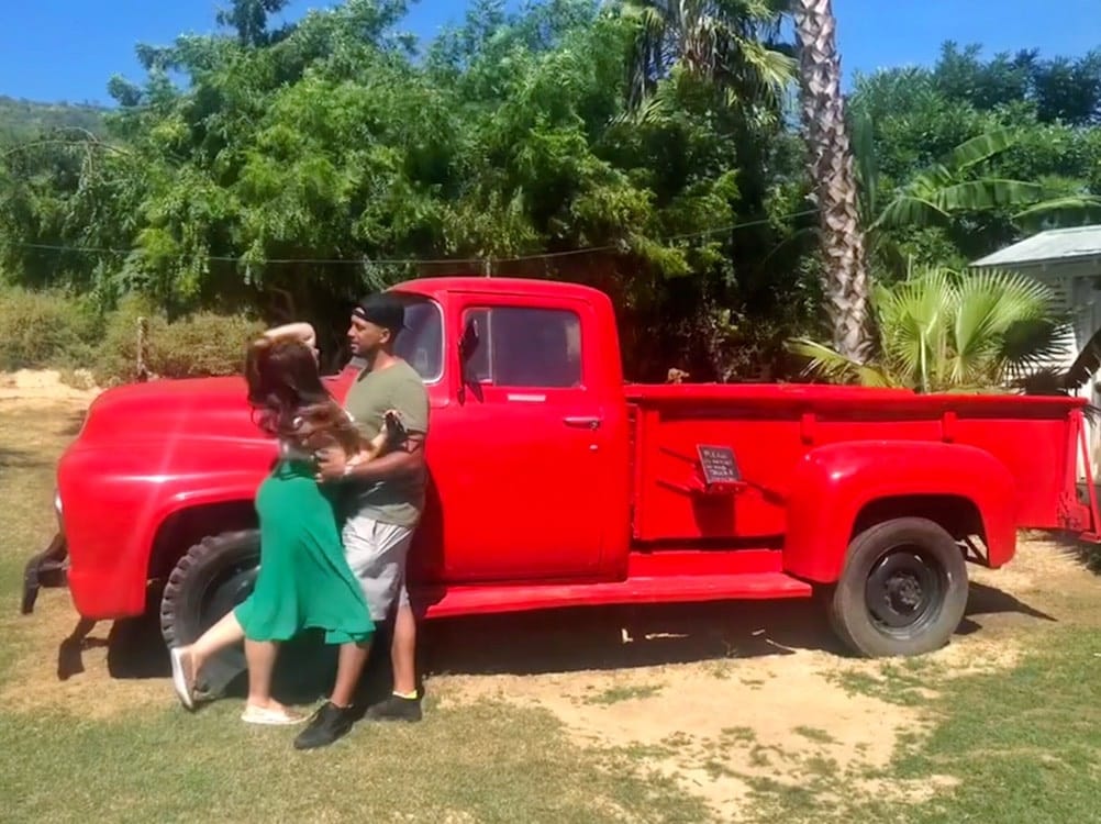 Flora Farms Red Truck