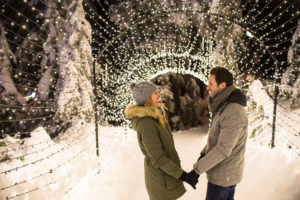 best winter date ideas grouse mountain light walk