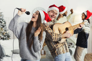 best Christmas songs being sung